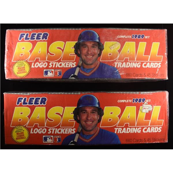 '89 FLEER BASEBALL CARDS FACTORY SEALED BOXES