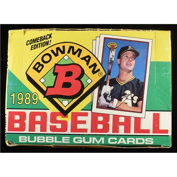 '89 BOWMAN BASEBALL CARDS FULL BOX