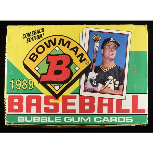 '89 BOWMAN BASEBALL CARDS FULL BOX