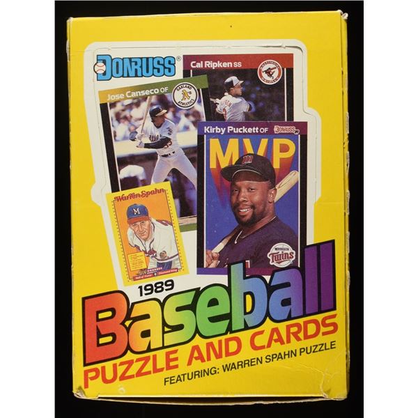 '89 DONRUSS BASEBALL CARDS FULL BOXES