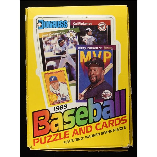 '89 DONRUSS BASEBALL CARDS FULL BOXES