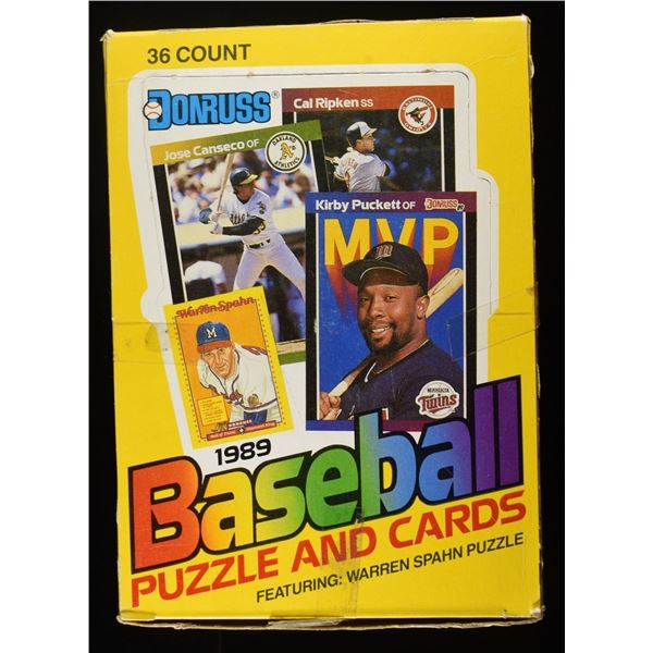 '89 DONRUSS BASEBALL CARDS FULL BOXES