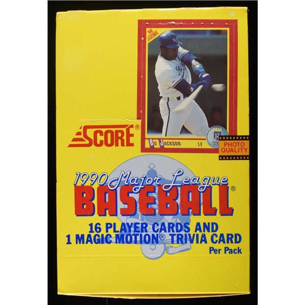 '90 SCORE BASEBALL CARDS FULL BOX