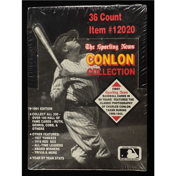 CONLON BASEBALL CARDS FACTORY SEALED BOX