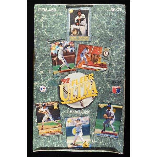 '92 FLEER BASEBALL CARDS FACTORY SEALED BOXES