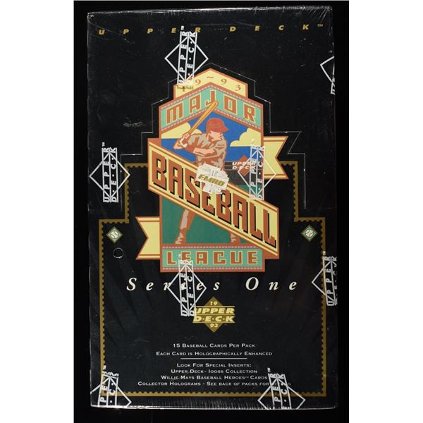 '93 UD BASEBALL CARDS FACTORY SEALED BOX