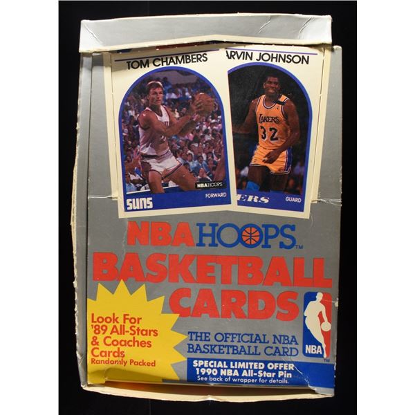 '89 NBA HOOPS BASKETBALL CARDS FULL BOX