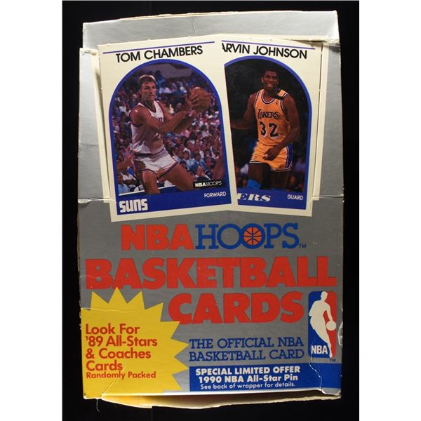 '89 NBA HOOPS BASKETBALL CARDS FULL BOX