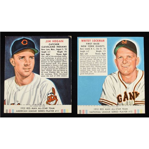 1952 RED MAN ALL-STAR TEAM NLCS #13 & ALCS #11