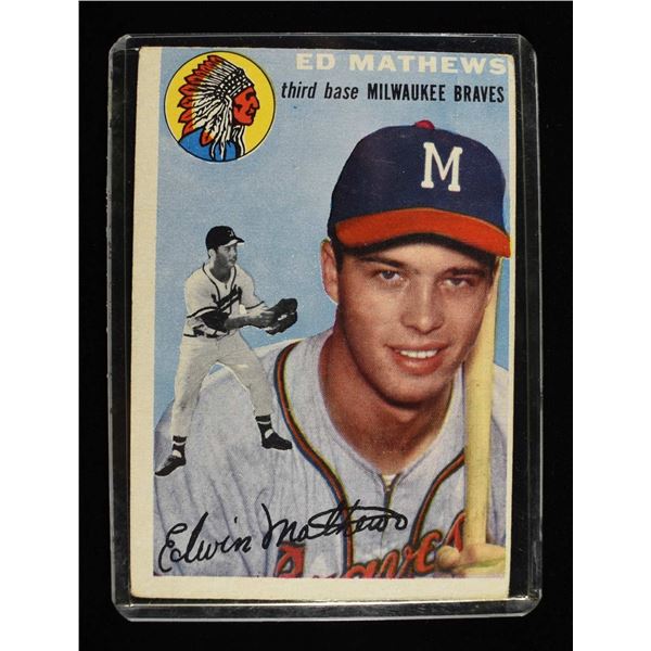 1954 TOPPS ED MATHEWS #30