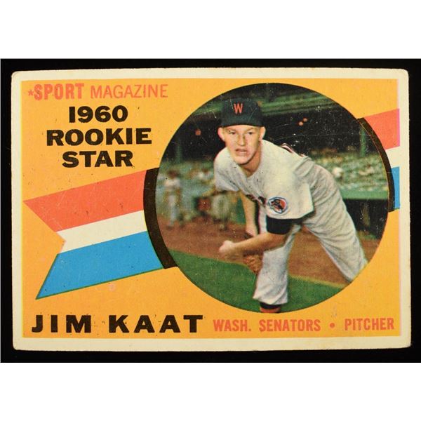 1960 TOPPS BASEBALL CARD #136 JIM KATT RE
