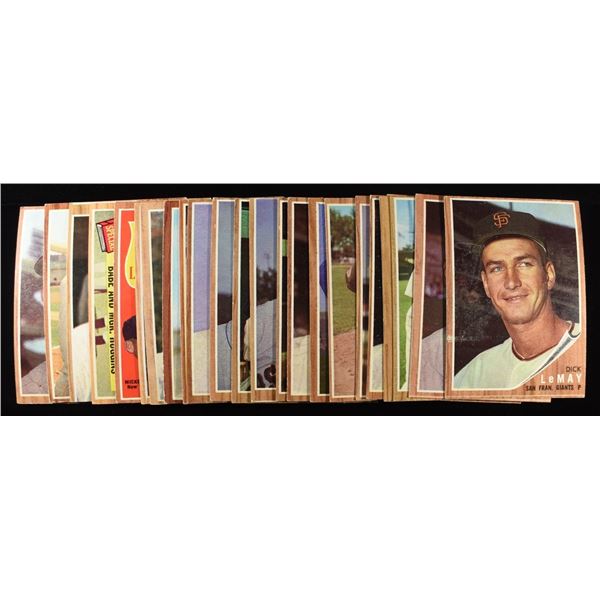 (25) 1962 TOPPS MLB CARDS