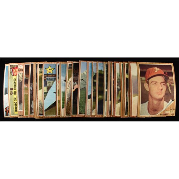 (27) 1962 TOPPS MLB CARDS
