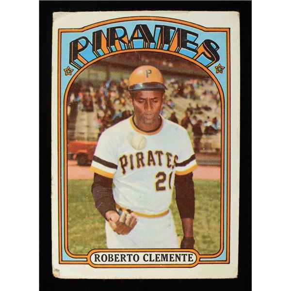1972 TOPPS #309  CLEMENTE BASEBALL CARD