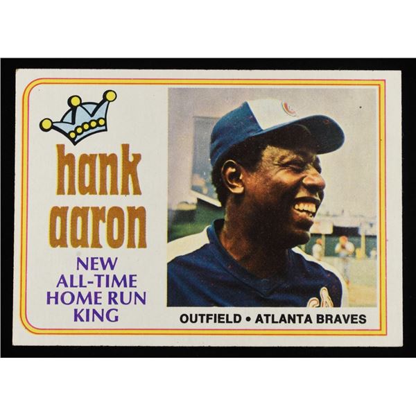 1974 TOPPS #1 HANK ARRON BASEBALL CARDS