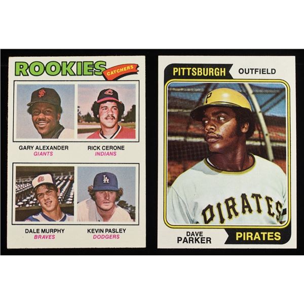 1974 #252 & 1977 #476 TOPPS BASEBALL CARDS