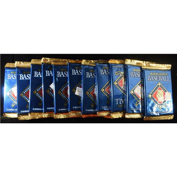 (11) 1992 DONRUSS BASEBALL CARD PACKS