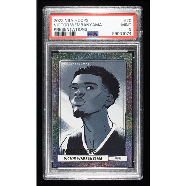 2023 NBA HOOPS VICTOR WEMBANYAMA PSA MINT 9