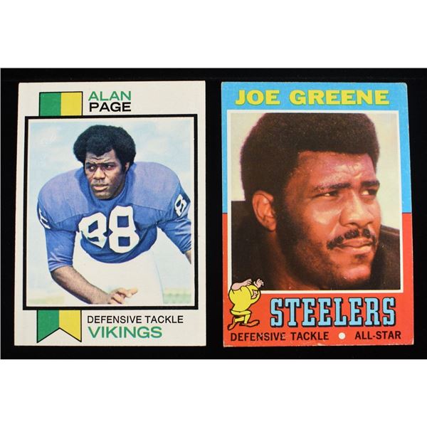 TOPPS 1973 #30 PAGE & 1971 #245 GREENE  CARDS