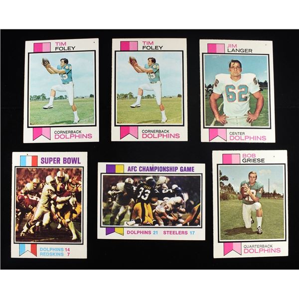 TOPPS 1973 #139, #295, #138, #341 & (2) #158