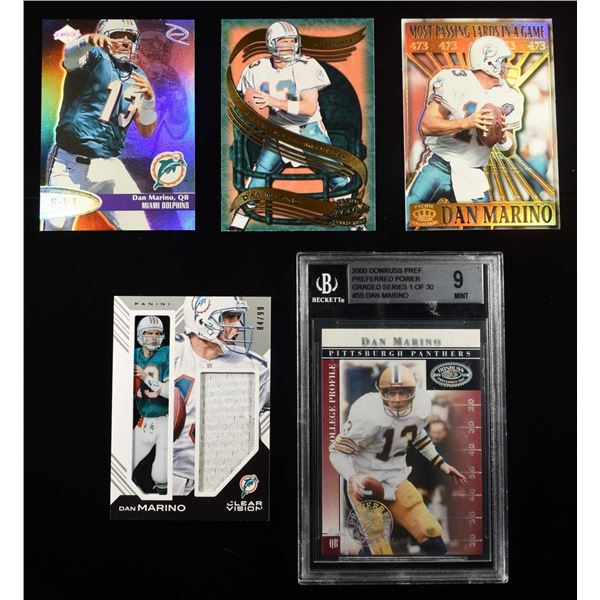 (5) FOOTBALL CARDS