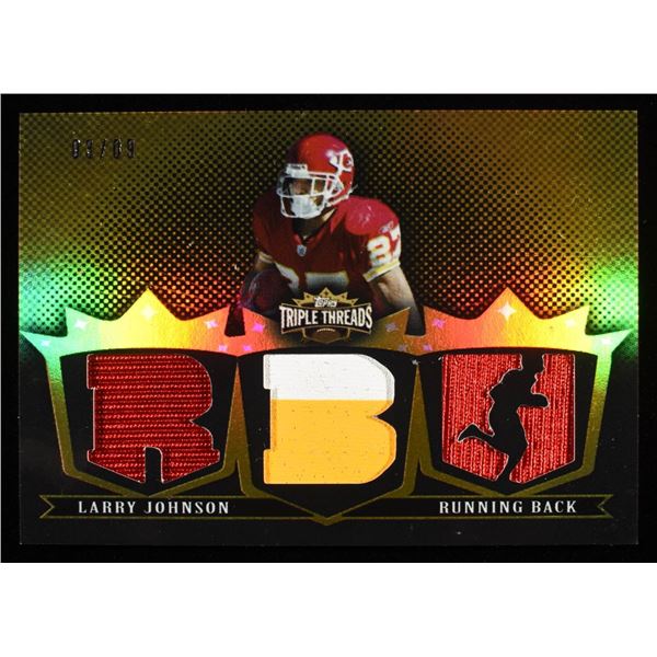 2007 TOPPS LARRY JOHNSON FOOTBALL CARD