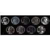 Image 1 : (9) 90% SILVER WASHINGTON QUARTERS PR BU