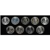 Image 2 : (9) 90% SILVER WASHINGTON QUARTERS PR BU