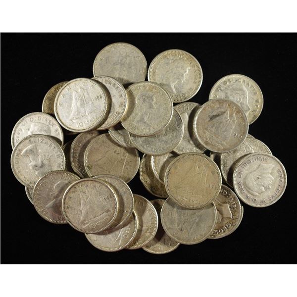 (35) 10C CANADIAN 80% SILVER