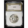 Image 1 : 1945 WALKING LIBERTY 50C PCI GEM BU