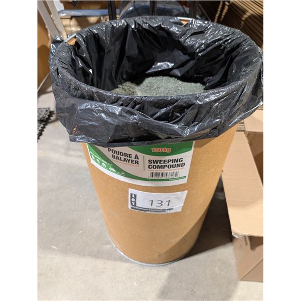 BARREL OF PINE-SWEEP SWEEPING COMPOUND