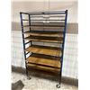 Image 1 : MOBILE SHELVING UNIT 34"X14"X65"
