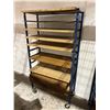 Image 1 : MOBILE SHELVING UNIT 34"X14"X65"