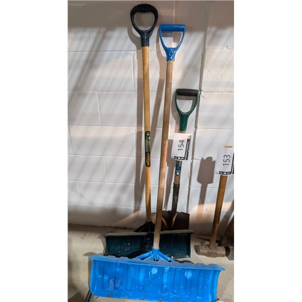 LOT OF 3 ASSORTED SHOVELS