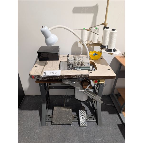 WILLCOCKS AND GIBES OVERLOCK SEWING MACHINE