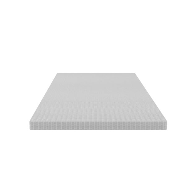 BLU SLEEP 2" GRAPHITE-INFUSED GEL FOAM MATTRESS TOPPER, FLEXIBLE HALF QUEEN