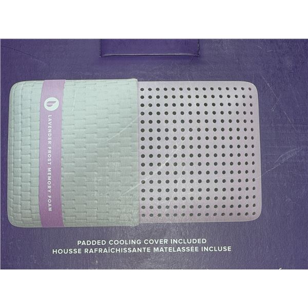 BLU SLEEP LAVENDER-INFUSED MEMORY FOAM SIDE SLEEPER PILLOW, SIZE 28.5"X16.5"X6"