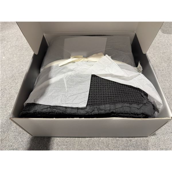 BLU SLEEP BAIA THROW, KING, GREY VAL: $399