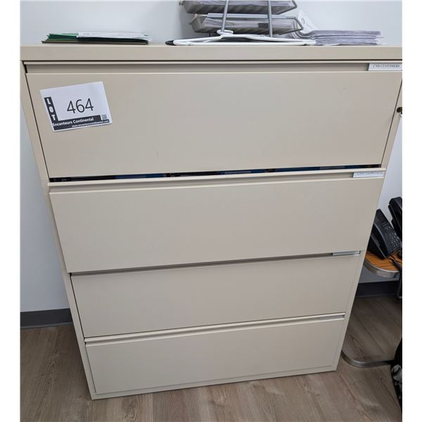 4-DRAWER LATERAL FILE CABINET, 42"