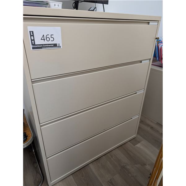 4-DRAWER LATERAL FILE CABINET, 42"