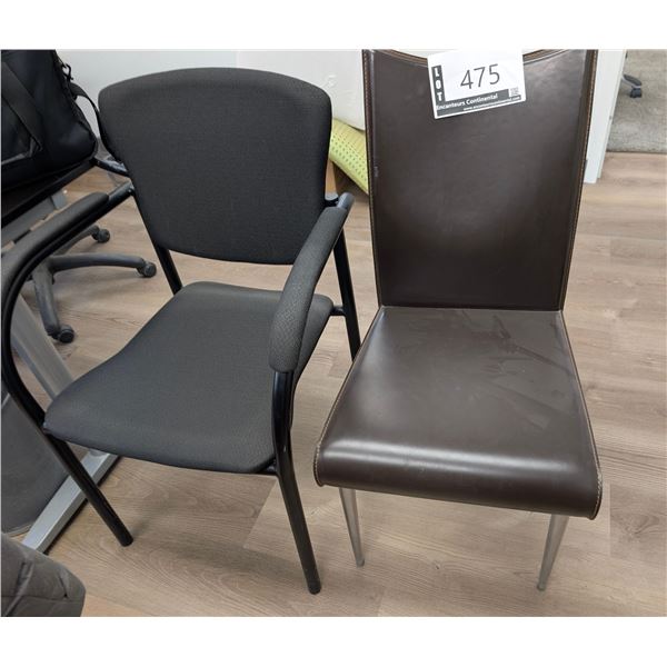 LOT OF 2 CHAIRS