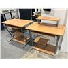 Image 1 : LOT OF 2 DESKS 35 X 24 IN