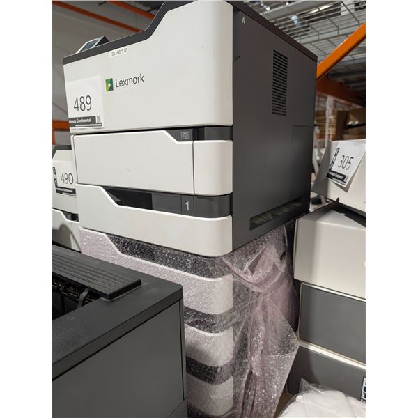 LEXMARK MS823 LASER PRINTER W/ 4 TRAYS