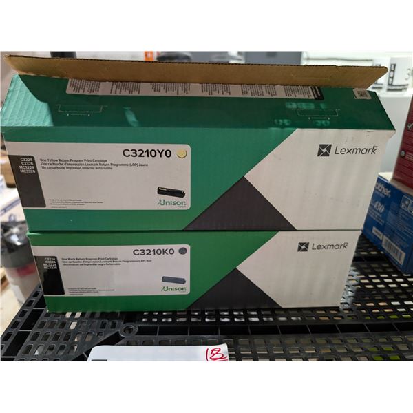 LOT OF 2 LEXMARK CARTRIDGES