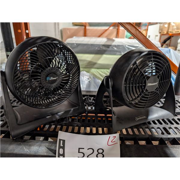 LOT OF 2 FANS