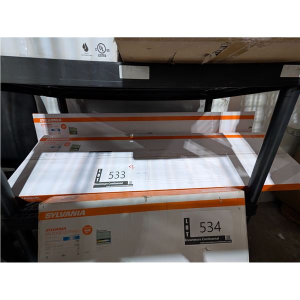 LOT OF 2 SYLVANIA LED PANELS 1 X 4, 120/277 V