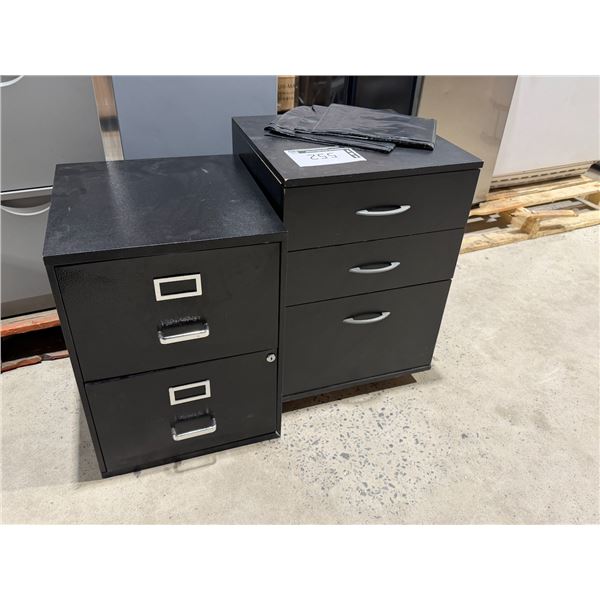 LOT OF 2 ASSORTED STORAGE UNITS