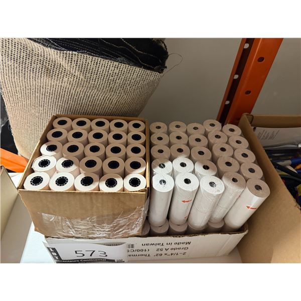 LOT OF APPROX. 200 THERMAL ROLLS, 2-1/4”