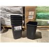 Image 1 : LOT OF 6 PLASTIC WASTE BINS