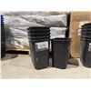 Image 1 : LOT OF 6 PLASTIC WASTE BINS